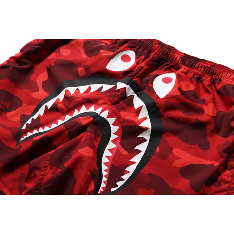 COLOR CAMO SHARK BEACH SHORTS MENS