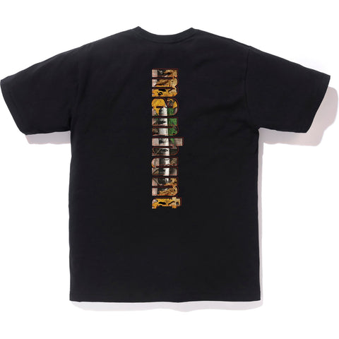 BAPE FOREST CAMO MUNHUNT LOGO TEE MENS