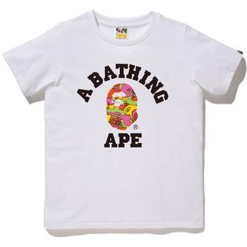 ABC CAMO FLOWER COLLEGE TEE LADIES