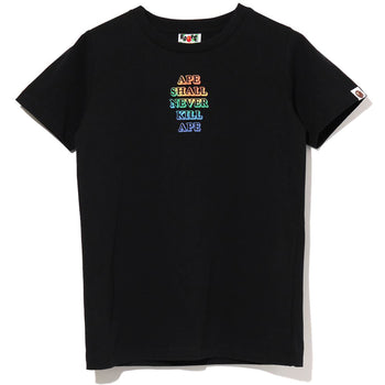 RAINBOW ASNKA APE HEAD TEE LADIES