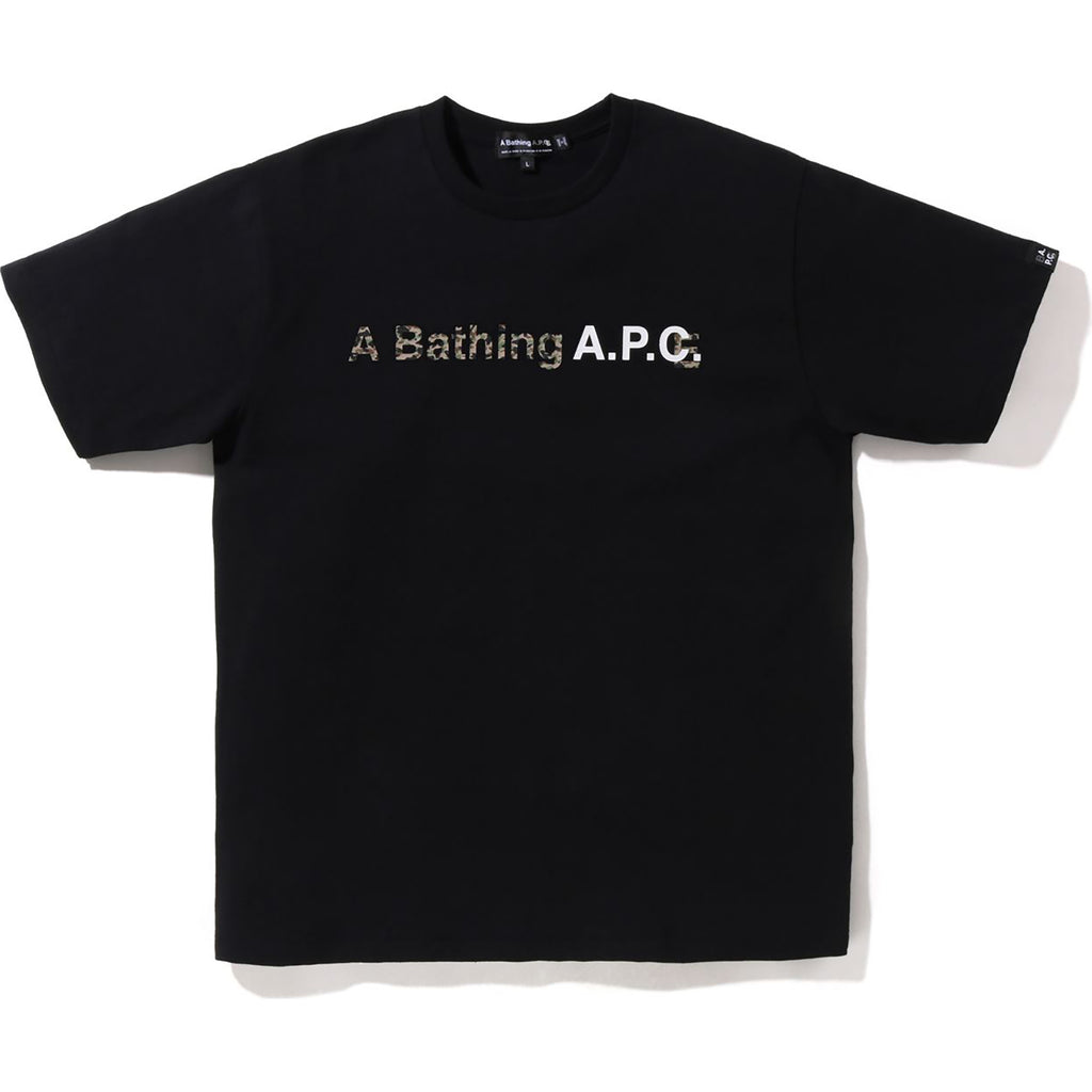 BAPE X A.P.C. A BATHING APC WIDE TEE MENS | us.bapepirate.com