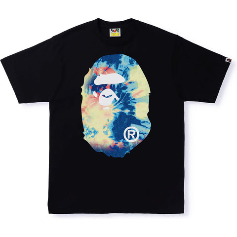 TIE DYE BIG APE HEAD TEE MENS