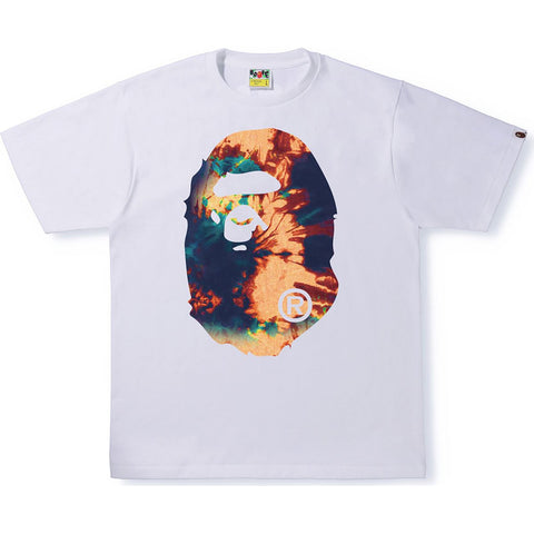 TIE DYE BIG APE HEAD TEE MENS