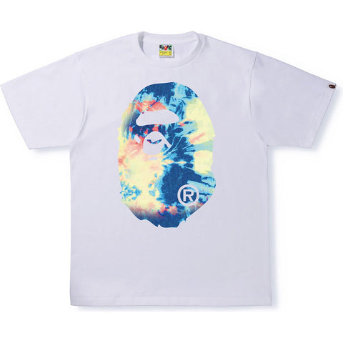 TIE DYE BIG APE HEAD TEE MENS