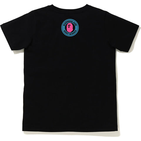 A BATHING APE LETTER TEE LADIES