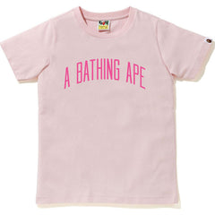 A BATHING APE LETTER TEE LADIES