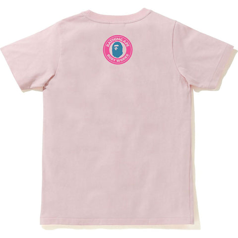A BATHING APE LETTER TEE LADIES