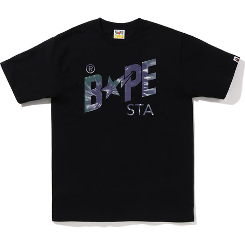 TIE DYE BAPE STA LOGO TEE MENS