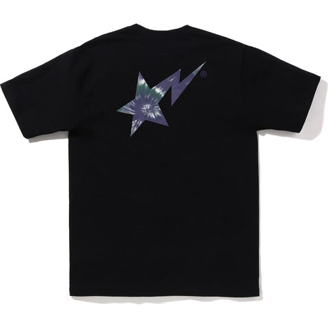 TIE DYE BAPE STA LOGO TEE MENS