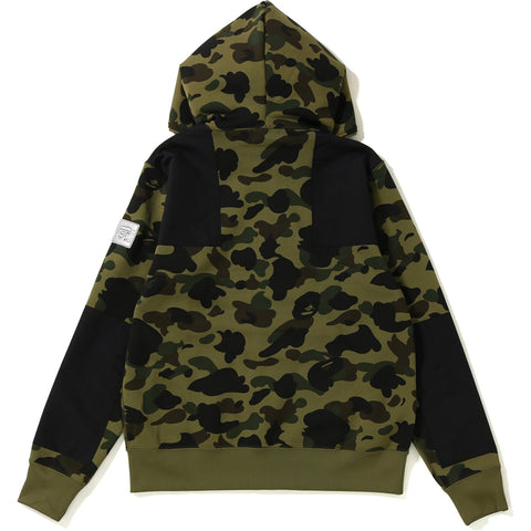 1ST CAMO PATCHED WIDE FULL ZIP HOODIE MENS