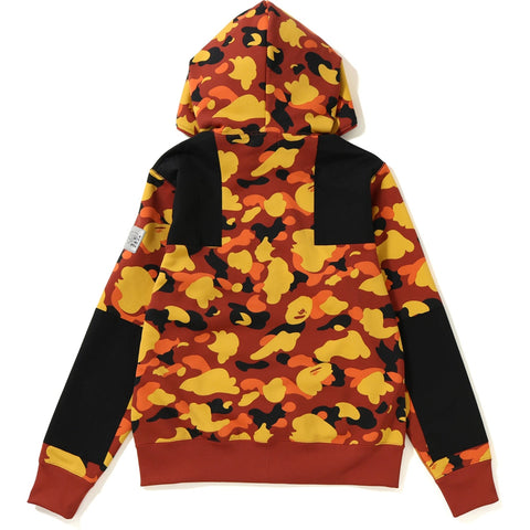 1ST CAMO PATCHED WIDE FULL ZIP HOODIE MENS