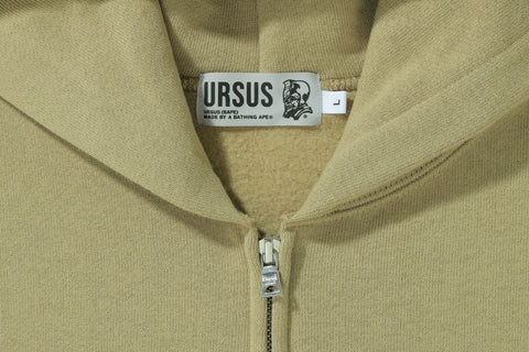 URSUS LOOSE FIT ZIP UP HOODIE MENS