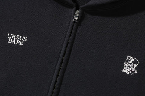 URSUS LOOSE FIT ZIP UP HOODIE MENS