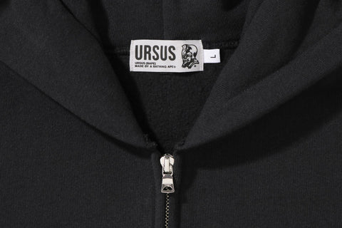 URSUS LOOSE FIT ZIP UP HOODIE MENS