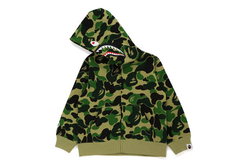 BIG ABC CAMO SHARK ZIP HOODIE KIDS