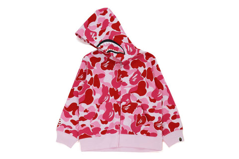BIG ABC CAMO SHARK ZIP HOODIE KIDS