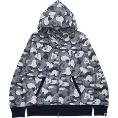 STRIPE ABC CAMO RELAXED FIT FULL ZIP HOODIE MENS