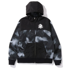 STROKE CAMO RELAXED FIT ZIP HOODIE MENS