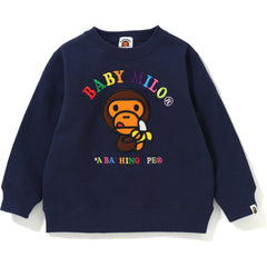 BABY MILO EMBROIDERY CREWNECK KIDS