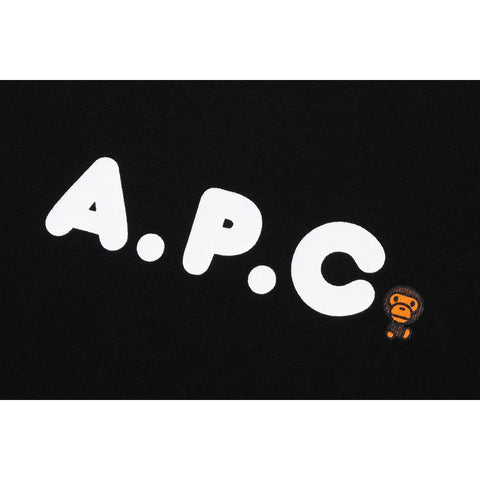 BAPE X A.P.C. MILO ON APC WIDE CREWNECK MENS