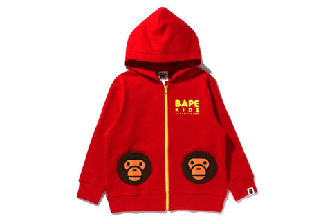 BABY MILO POCKET ZIP HOODIE KIDS