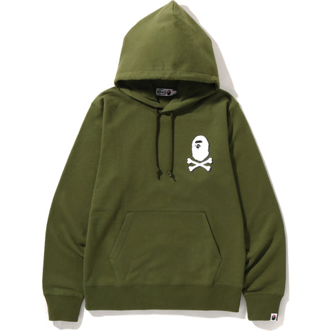 COLOR APE CROSSBONE ONE POINT PULLOVER HOODIE MENS