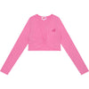 TWIST-FRONT CROPPED TOP LADIES
