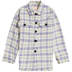 BAPY TARTAN SHIRT JACKET LADIES