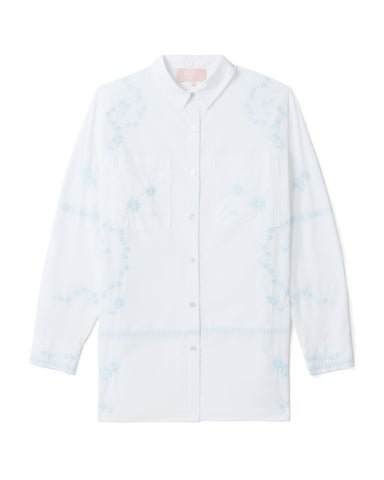 BAPY RELAXED FLORAL SHIRT LADIES